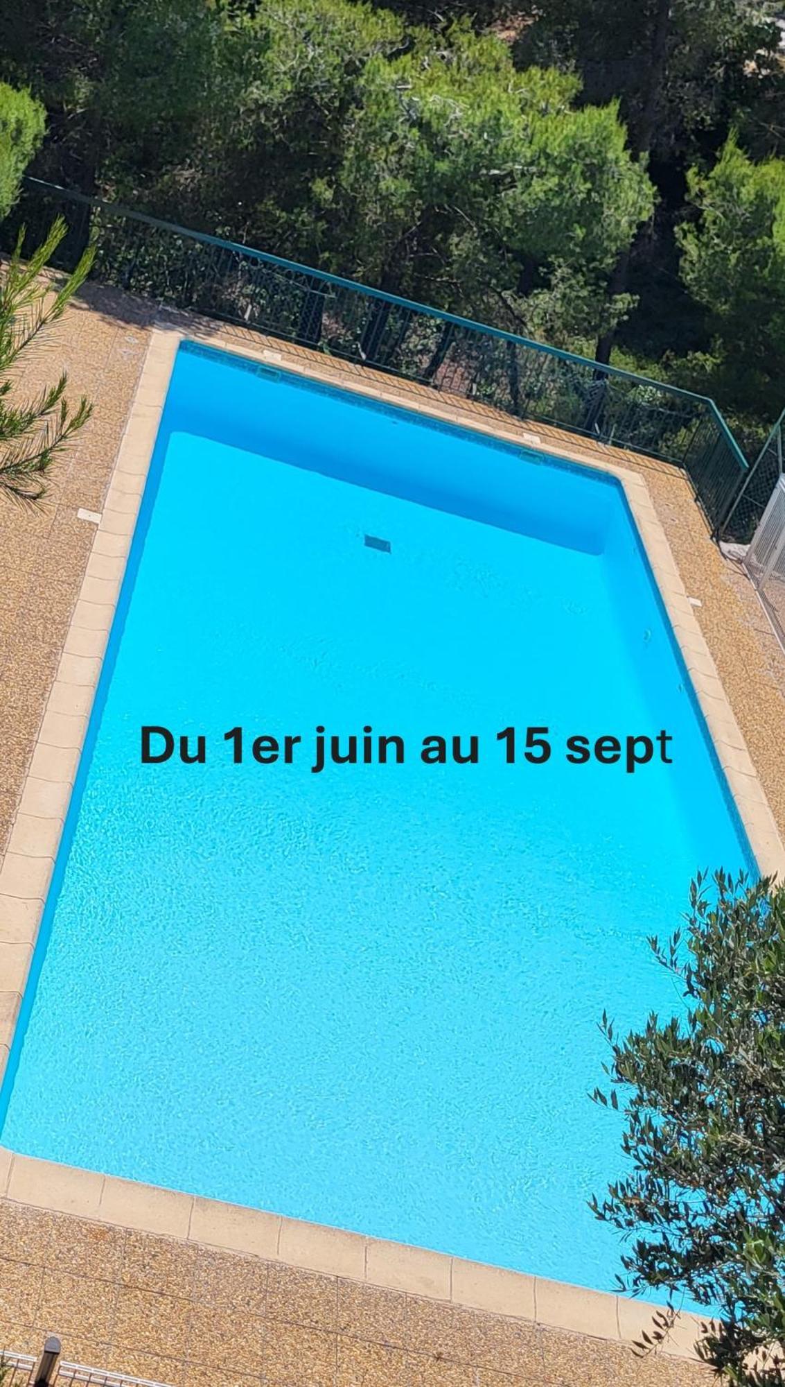 Appartement En Residence Avec Piscine Bandol Ngoại thất bức ảnh